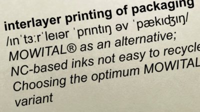 Lexicon excerpt on the term Interlayer Printing of Packaging